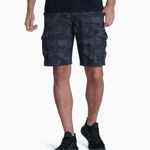 Kuhl Men's Cargo Shorts - Black Camo